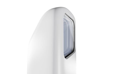 Close‑up of the TRIOS 5 scanner tip