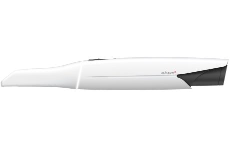 TRIOS 5 intraoral scanner, left‑side profile view
