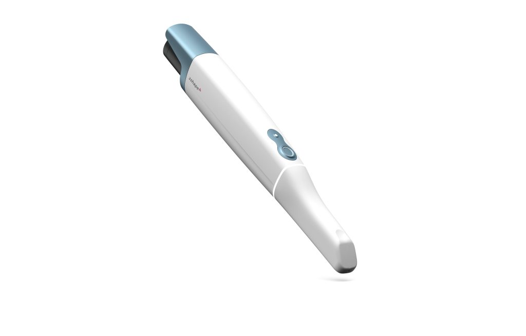 3Shape TRIOS 6 intraoral scanner angled view
