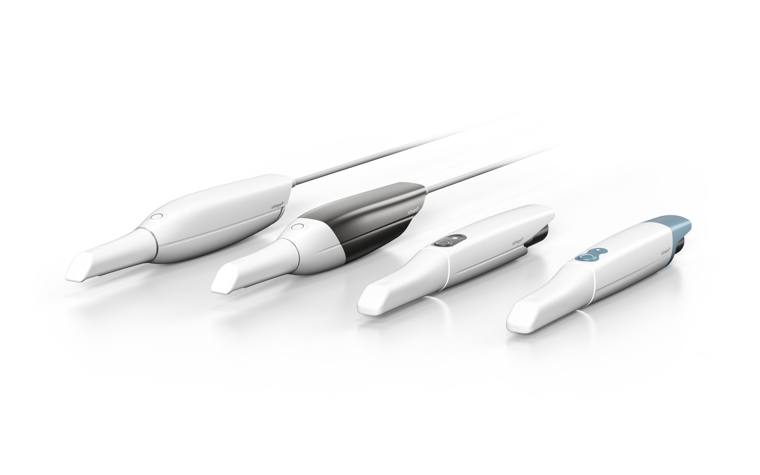 Lineup of multiple TRIOS scanner models